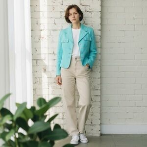 148 - Linen Women's Bandolera Blazer